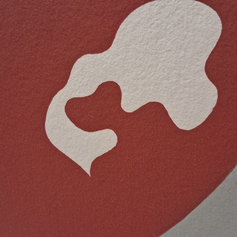 Soleil recerclé (Wood engraving) - Hans ARP