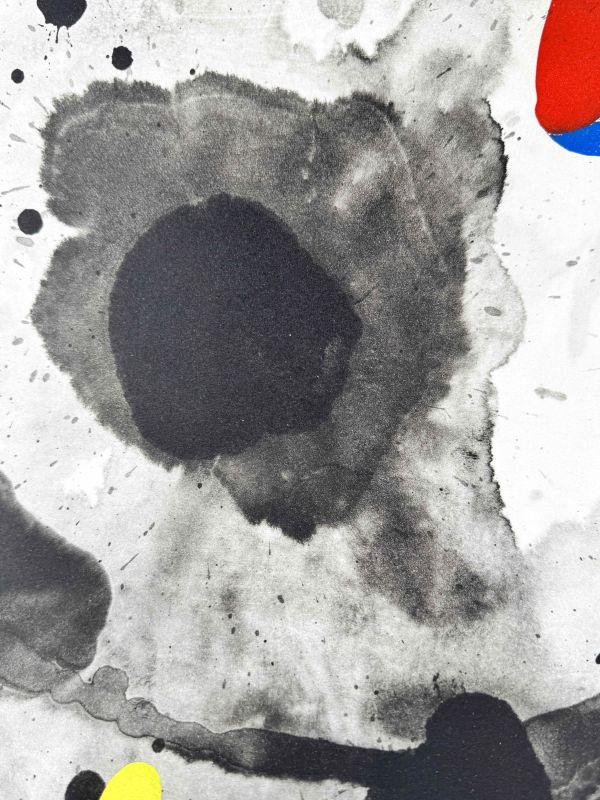The riddled angel (Aquatint) — Joan MIRO — Detail view