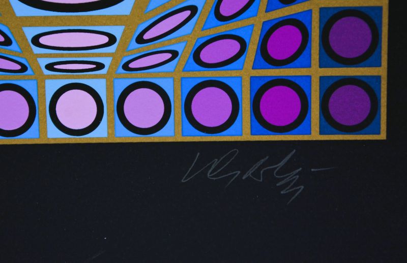 Microcosmos (Silkscreen) - Victor  VASARELY