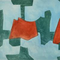 Komposition in Blau, Grün und Rot (Aquatinta) — Serge POLIAKOFF — Detailansicht