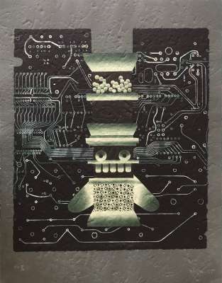Brian Nissen (1939) / Mariposa Obsidiana (Engraving) -  Artistes Divers