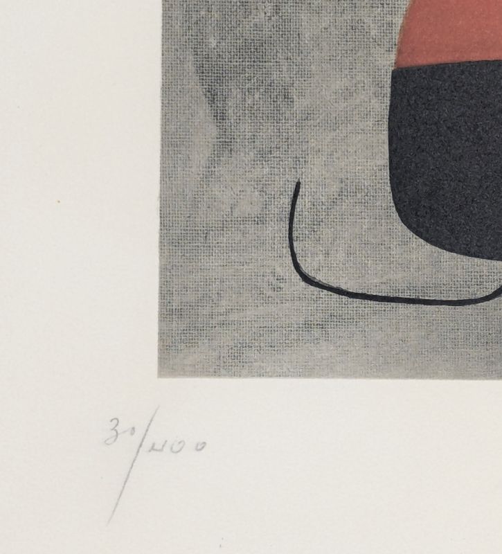 Le Sourire des Ailes Flamboyantes (Photolithographie) - Joan  MIRO