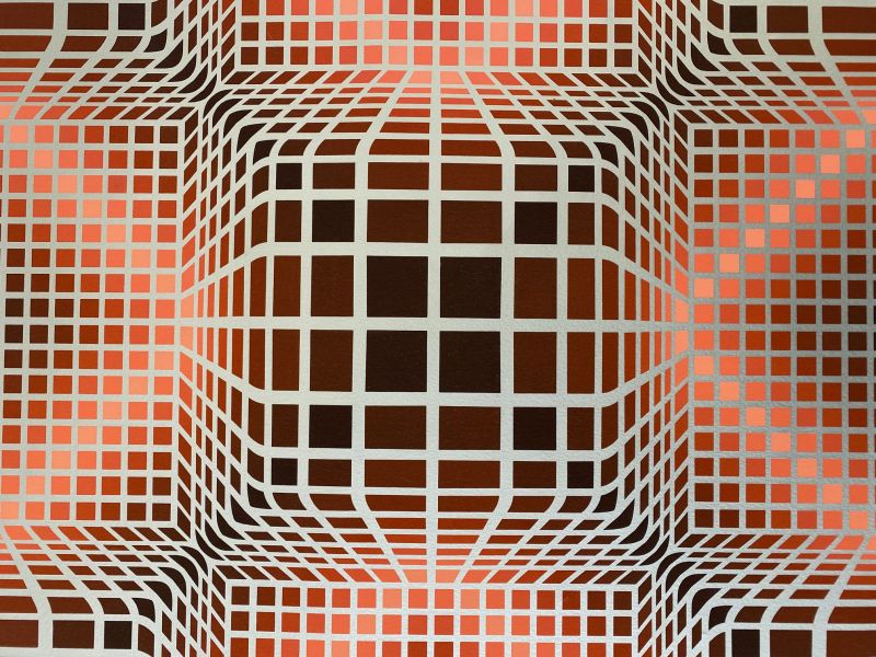 Vorosh Arg (Silksreen) - Victor  VASARELY