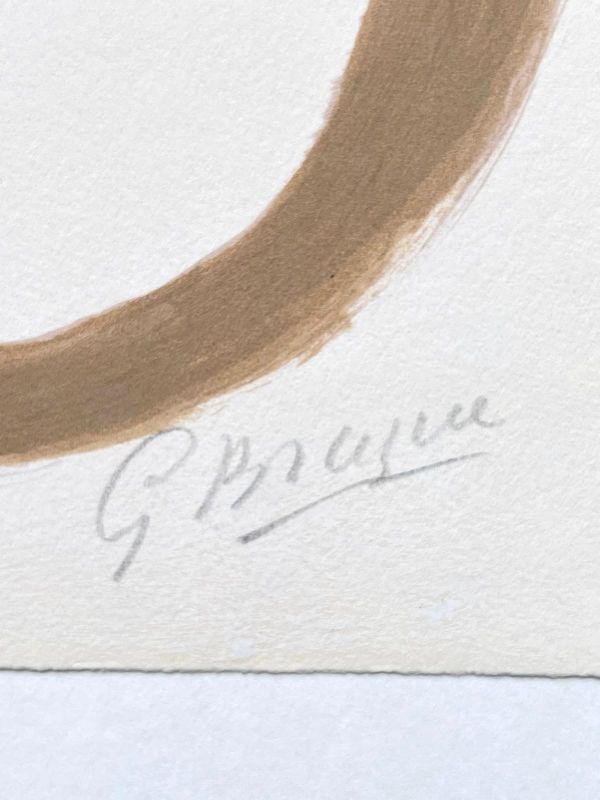 Der Vogel des Sandes (Farblithographie) - Georges BRAQUE