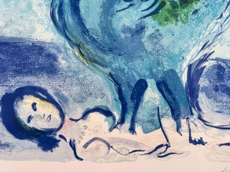 Paysage au Coq (Lithograph) — Marc CHAGALL — Detail view
