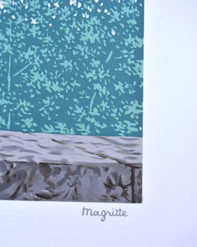 Der Fr&uuml;hling (Farblithographie) - René MAGRITTE