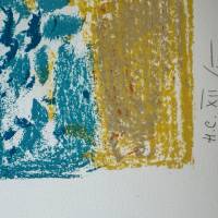 André Cottavoz (1912-2012) // Un après-midi à la plage (Farblithographie) — Artistes Divers