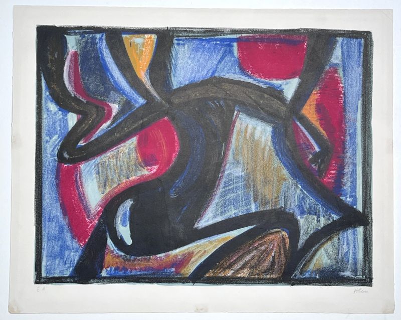 Les Hesp&eacute;rides (Lithographie) - Jean-Michel ATLAN