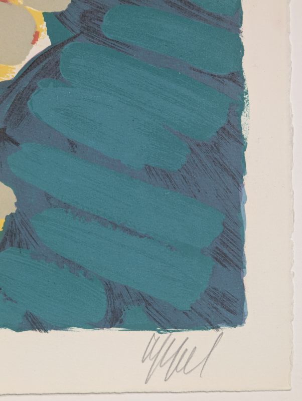 Luminous Cat (Litografía) - Karel APPEL