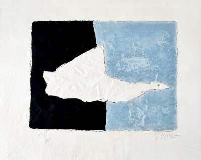 Die Ente (Farblithographie) - Georges BRAQUE