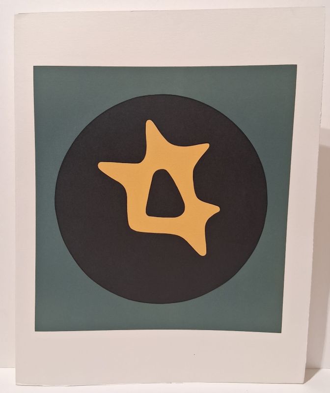 wieder umkreiste Sonnen (Holzschnitt) - Hans ARP