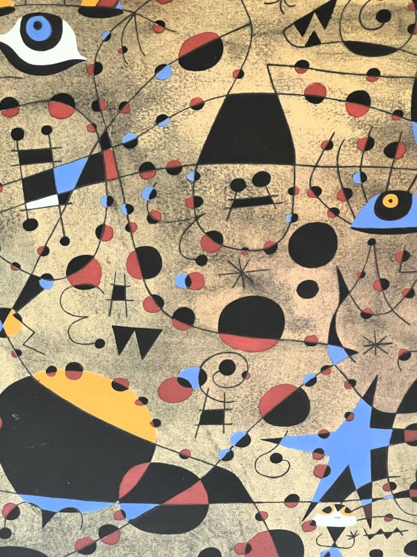 On the 13th, the ladder skimmed the firmament (Constellations) (Stencil) - Joan  MIRO