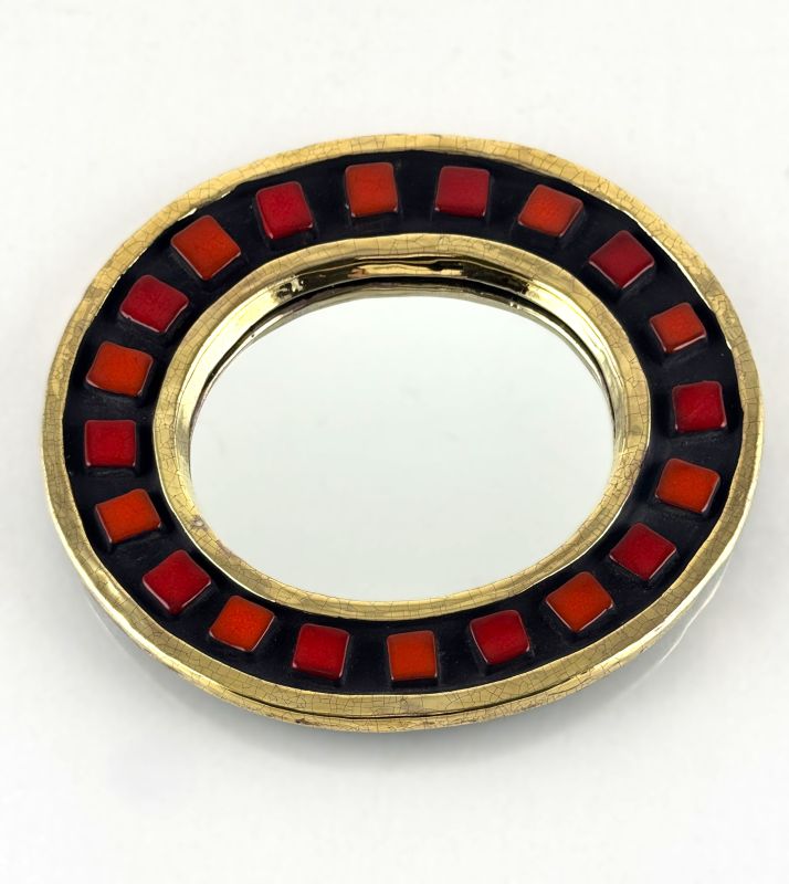 &lsquo;Carousel&rsquo; Mirror (Ceramic) - Mithé ESPELT