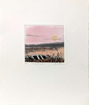 Ciel d'aube (Aquatinte) - Annapia ANTONINI