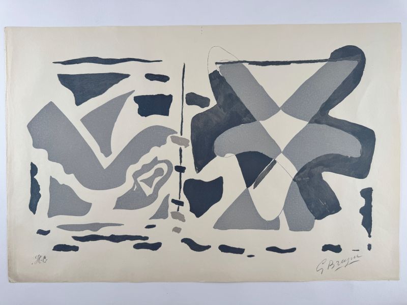 Si je mourais l&agrave;-bas (Wood engraving) - Georges BRAQUE