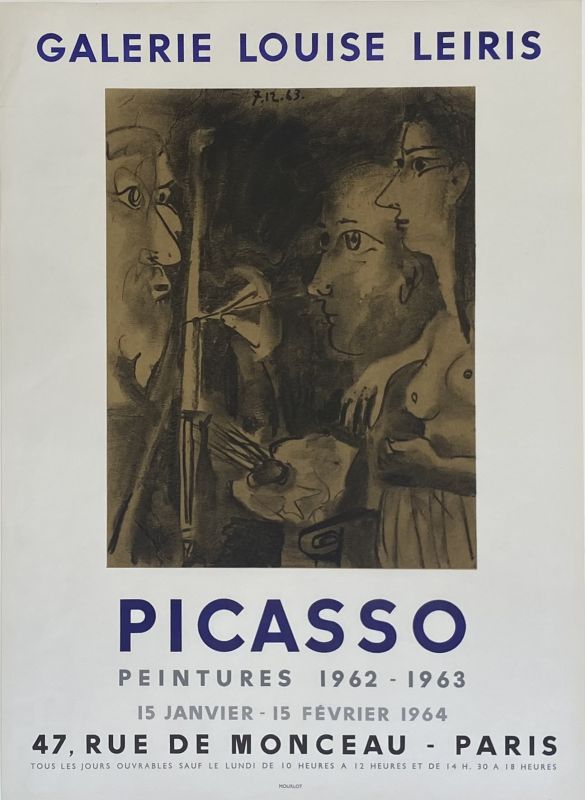 Galerie Louise Leiris - Picasso Peintures 1962-1963 (Plakat) - Pablo  PICASSO
