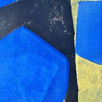 Blue, black and yellow composition (Lithograph) — Serge POLIAKOFF — Detail view