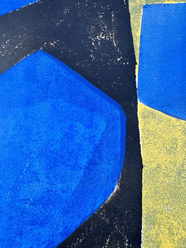 Blue, black and yellow composition (Lithograph) — Serge POLIAKOFF — Detail view