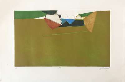 Paysage n°5 (Aquatinte) - Bertrand DORNY