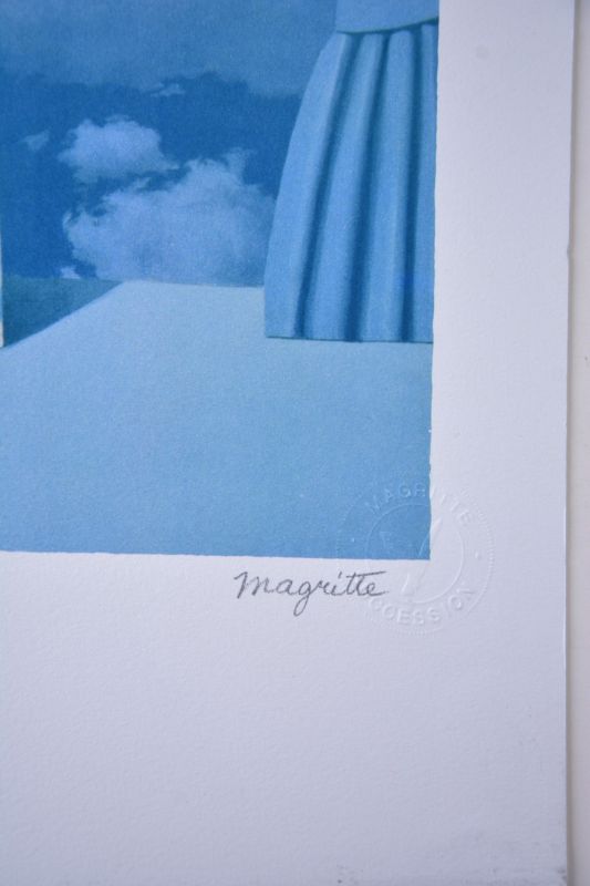La Peine Perdue (Farblithographie) - René MAGRITTE