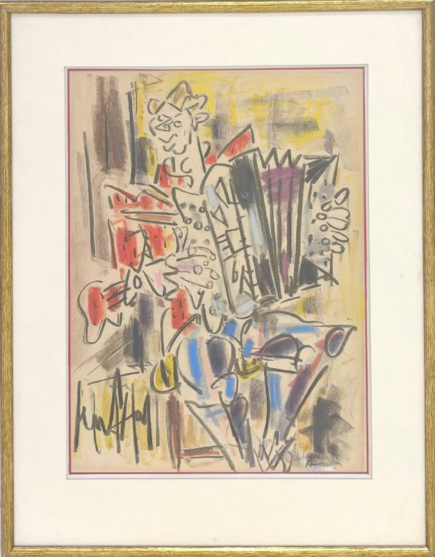 El acordeonista (Pastel (moderno)) -  GEN PAUL