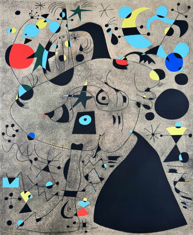 Mujer en la noche (Constelaciones) (Plantilla) - Joan  MIRO