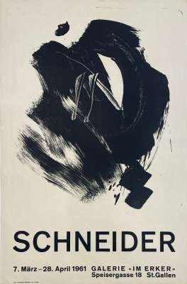 Schneider - Galerie "Im Erker" St. Gallen (Affiche) -  Gérard  SCHNEIDER