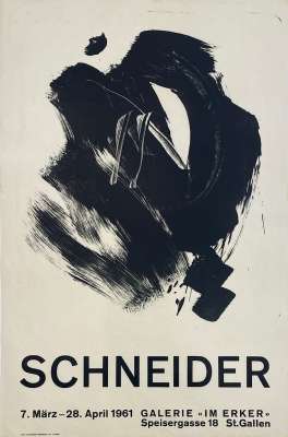 Schneider - Galerie "Im Erker" St. Gallen (Plakat) -  Gérard  SCHNEIDER