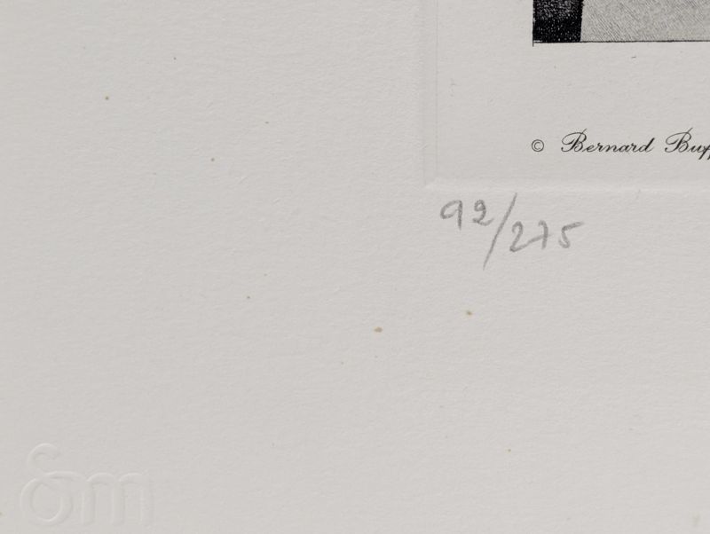 Notre Dame et la Cité (Gravure) - Bernard BUFFET