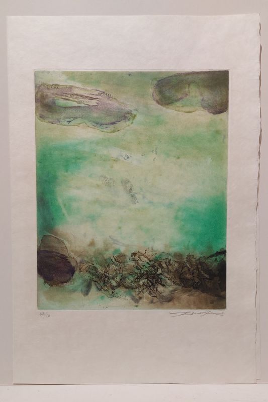 Canto Pisan (planche 8) (Aguafuerte y aguatinta) - Wou-ki  ZAO