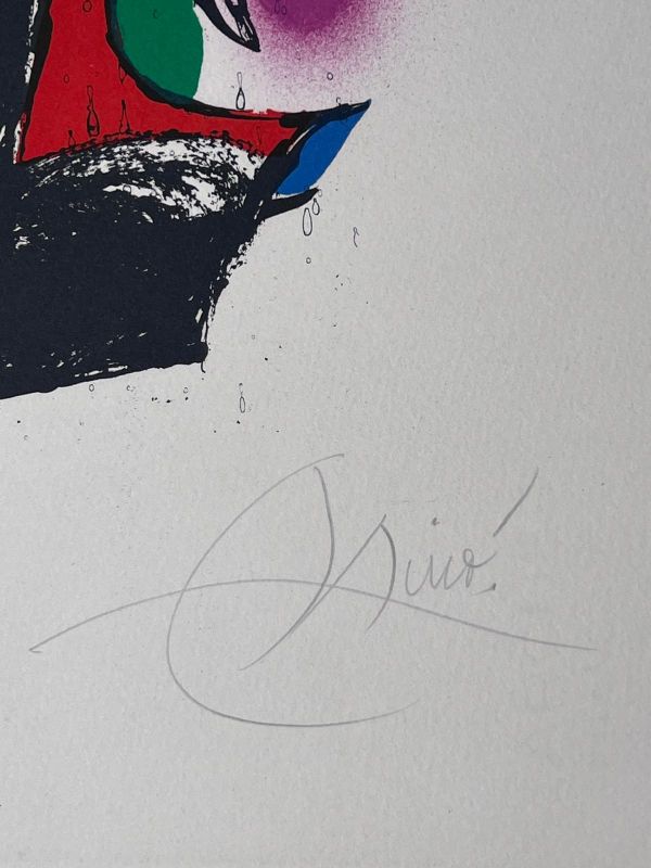 Miro Litografía n°IV (Litografía) - Joan  MIRO