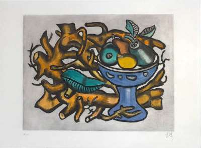 Le Compotier (Etching and aquatint) - Fernand LEGER