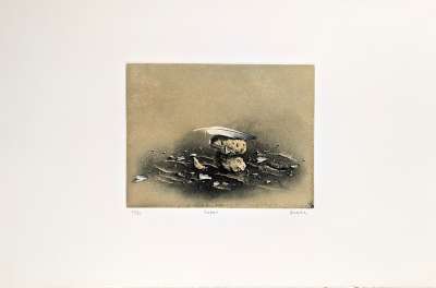 ASADA Hiroshi (1931-1997) // Repos (Aquatinta) -  Artistes Divers