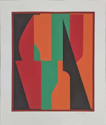 Die f&uuml;nfziger Jahre (Siebdruck) - Victor  VASARELY