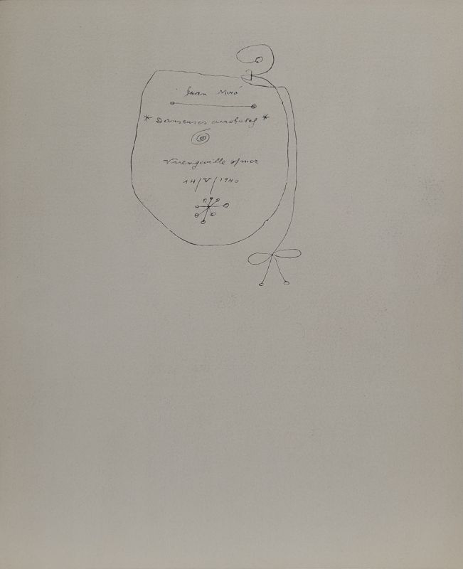 Danseuses acrobates (Constellations) (Pochoir) - Joan  MIRO