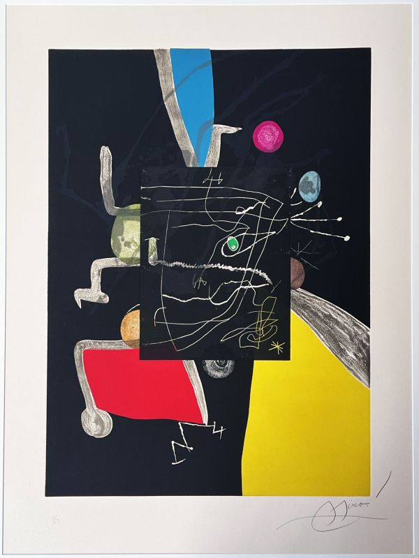 Llibre dels sis sentits (Books of th six senses) (Radierung und Aquatinta) - Joan  MIRO