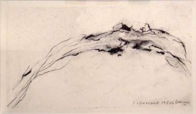 L’effacement (Charcoal) - Jean-Jacques  DOURNON