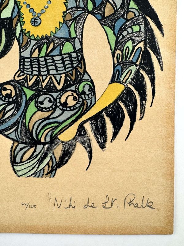 I dreamt I was in Arizona (Lithograph) — Niki DE SAINT PHALLE — Signature detail