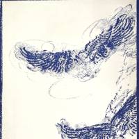 Igor MITORAJ (1944-2014) // Blue Wings (Lithograph) — Artistes Divers
