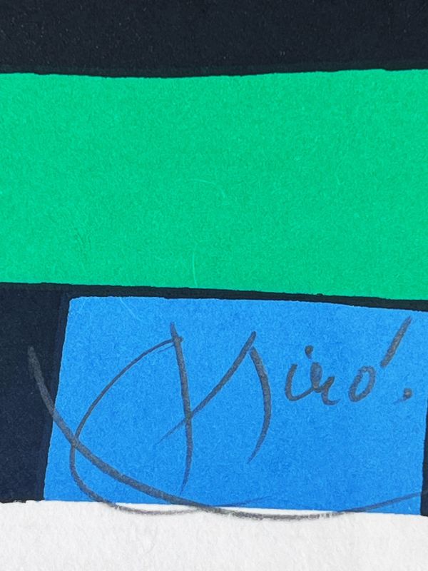 The Lizard with Golden Feathers (Lithograph) - Joan  MIRO