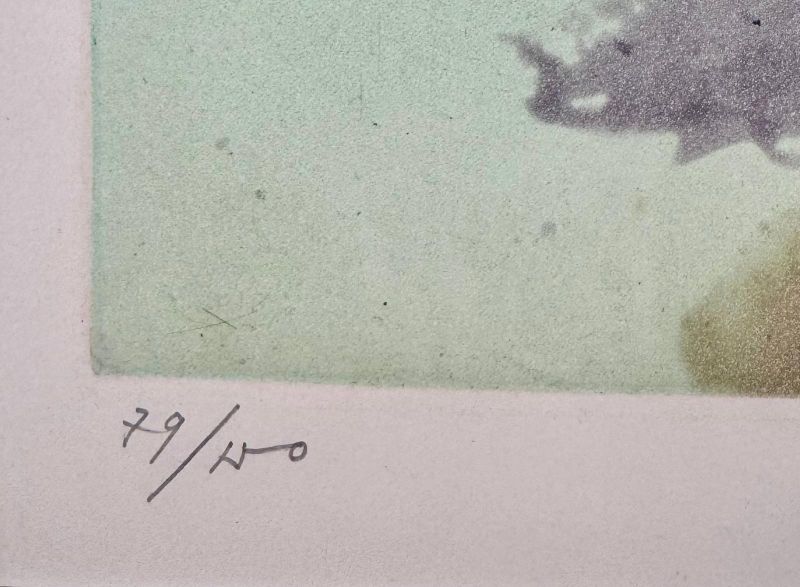 Canto Pisan (planche 6) (Eau-forte et aquatinte) - Wou-ki  ZAO