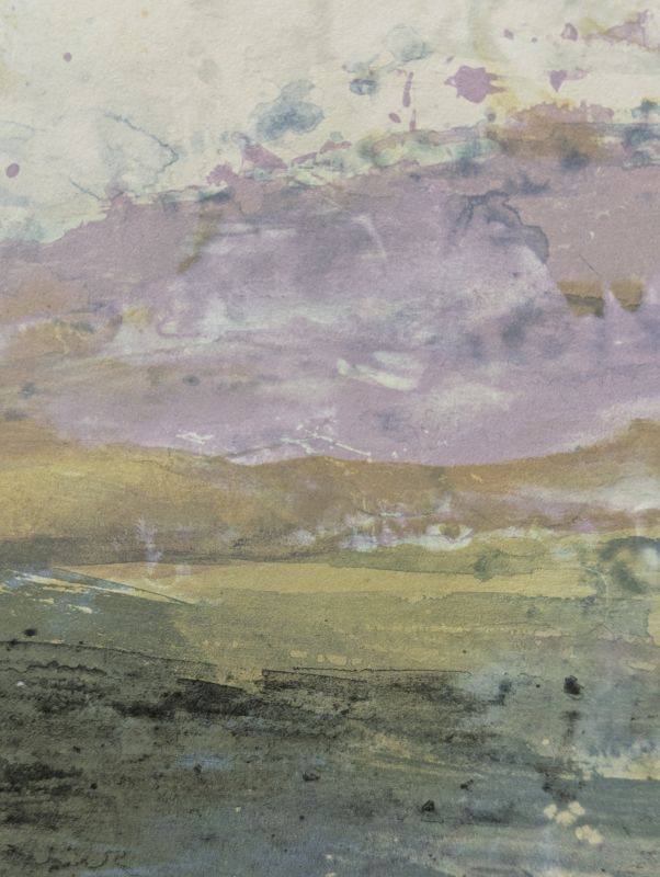 Hommage an Nobutaka Shikanai (Farblithographie) - Wou-ki  ZAO