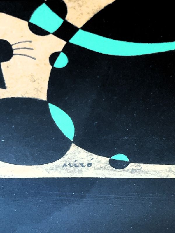 The passage of the divine bird (Constellations) (Stencil) - Joan  MIRO
