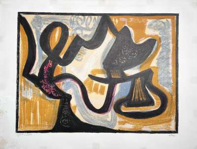 Le Simoun (Lithographie) - Jean-Michel ATLAN