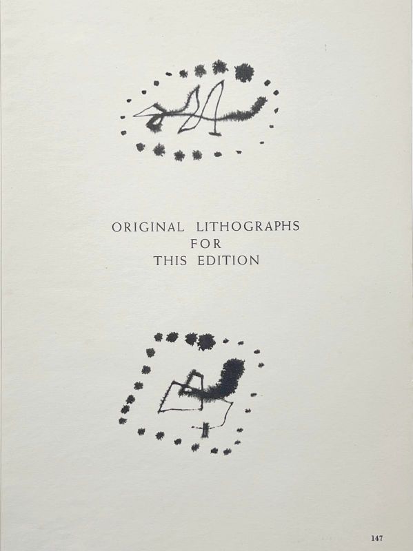Dibujos y Litografias From Papeles de Son Armadans in the Collection of Juan de Juanes (Farblithographie) - Joan  MIRO
