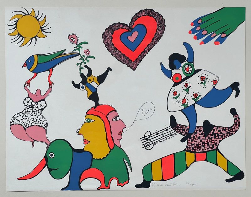 Te quiero (Litografía) - Niki DE SAINT PHALLE
