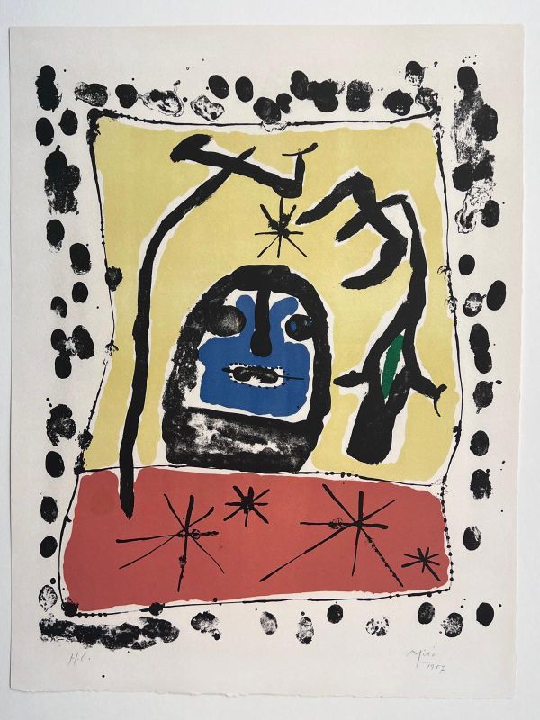 Exposition à la Galerie Matarasso, Nice, 1957 (Litografía) - Joan  MIRO