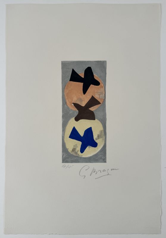 Soleil et Lune II (Lithographie) - Georges BRAQUE