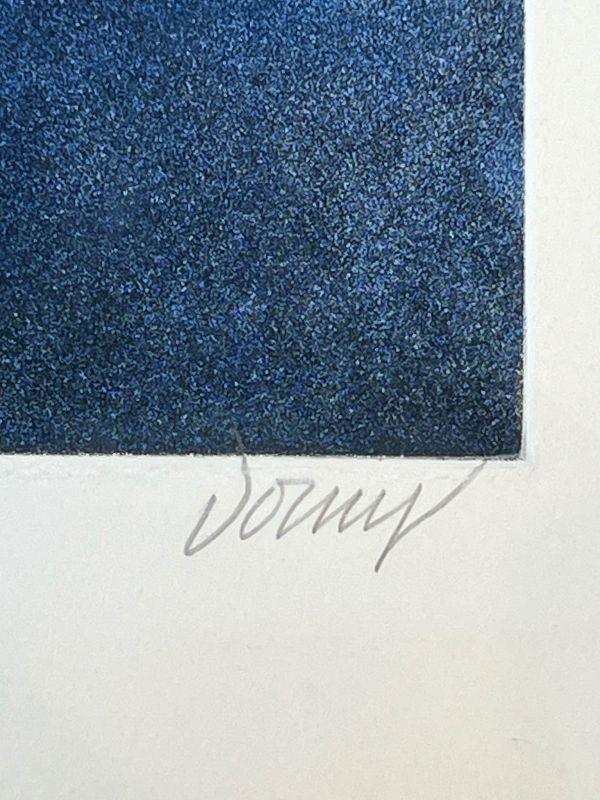 Cerf-volant (Aquatinte et carborundum) - Bertrand DORNY
