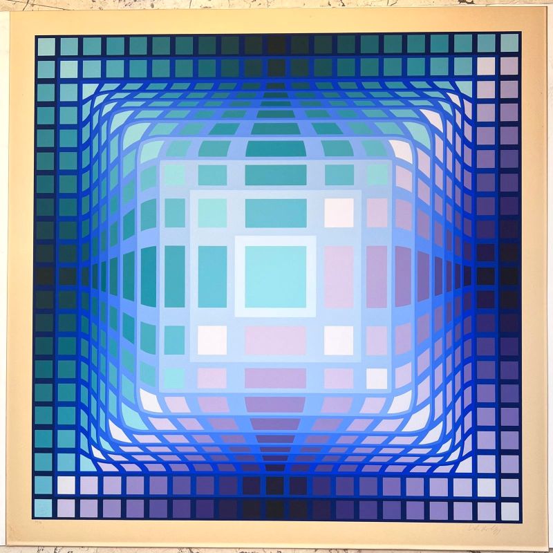 Koska-Pint (Serigrafía) - Victor  VASARELY